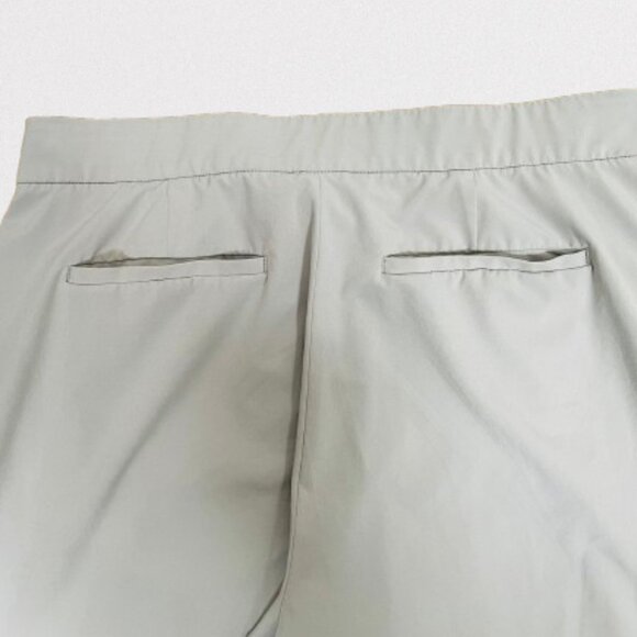 ATHLETA Tribeca Side Snap Wide Leg Crop Pants in Silver Gray Size 10 - Picture 8 of 11